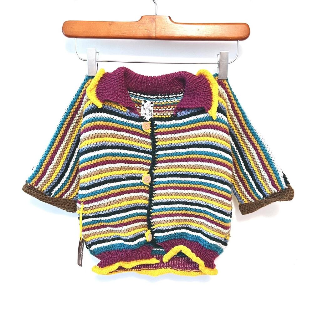 Little Jirafa Hand-Knit Baby Sweater